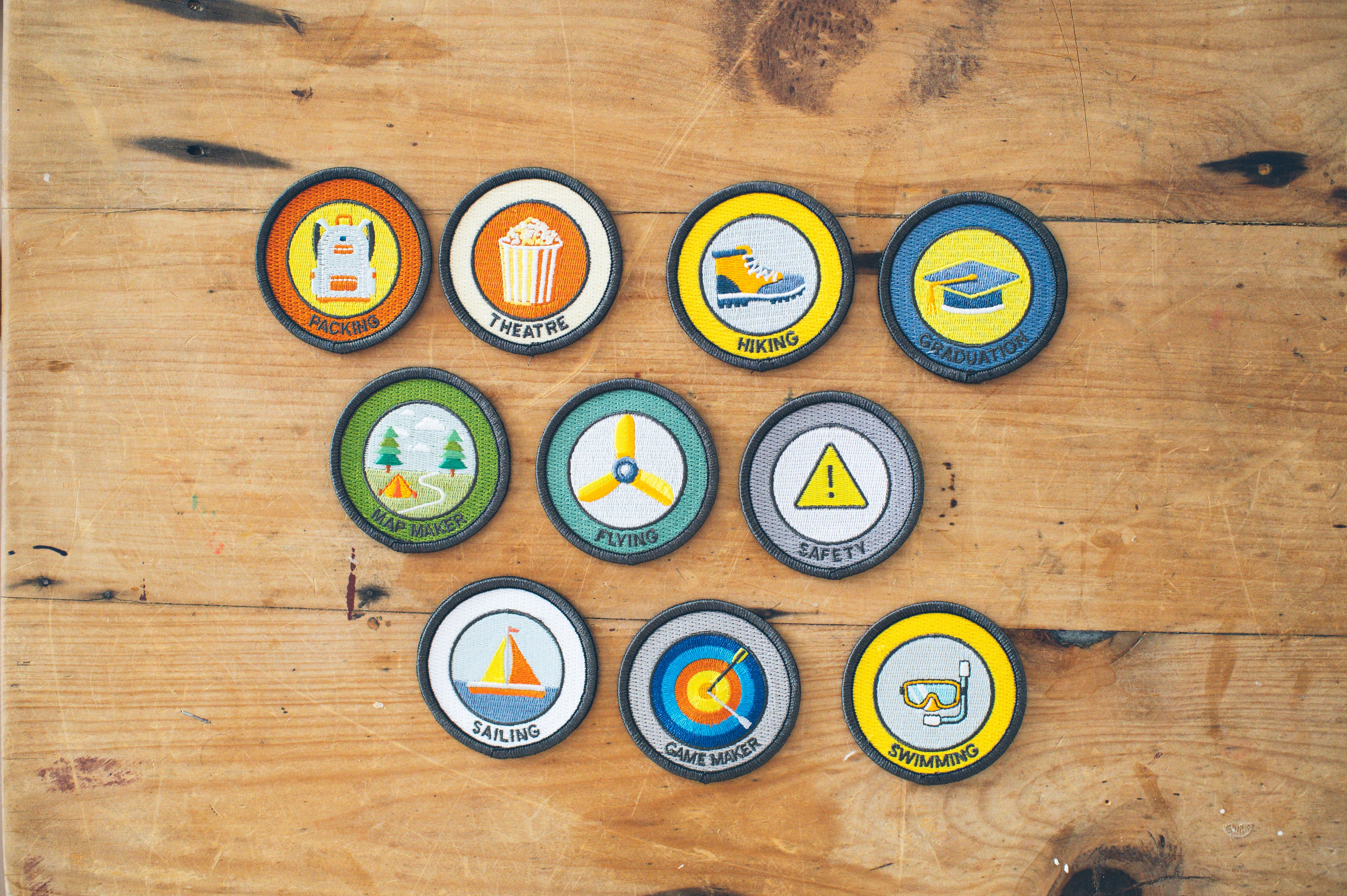 Craft Cabin Merit Badges