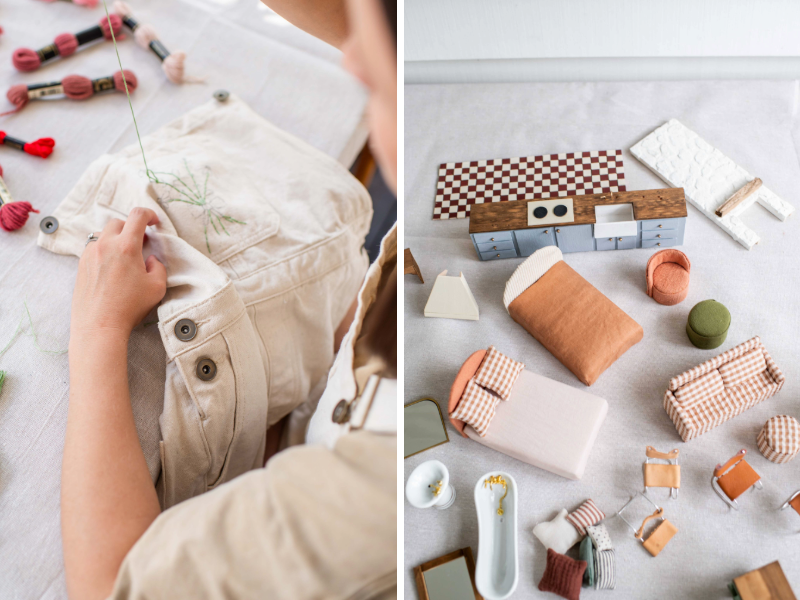 Dollhouse + Embroidery